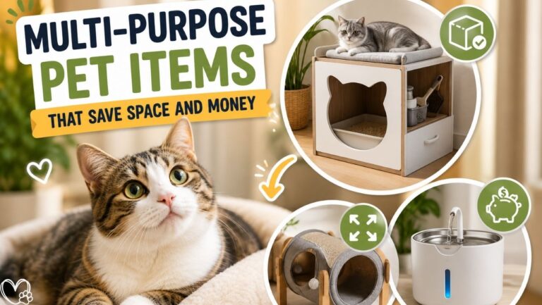 Multi-Purpose Pet Items That Save Space and Money