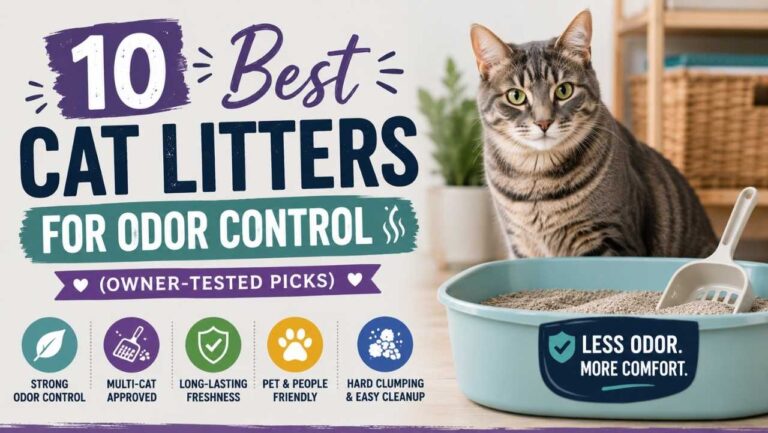 10 Best Cat Litters for Odor Control (Owner-Tested Picks)
