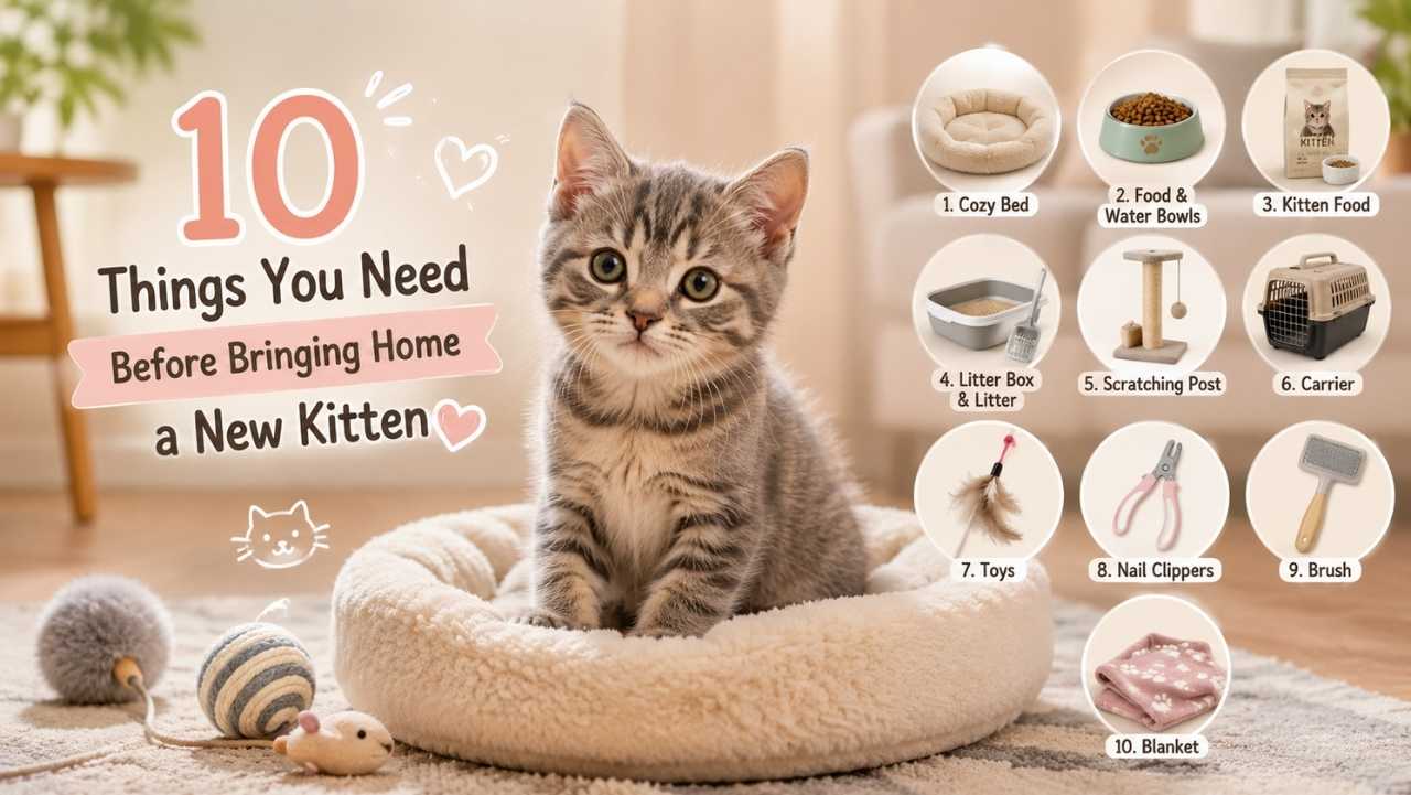 10 Things You Need Before Bringing Home a New Kitten
