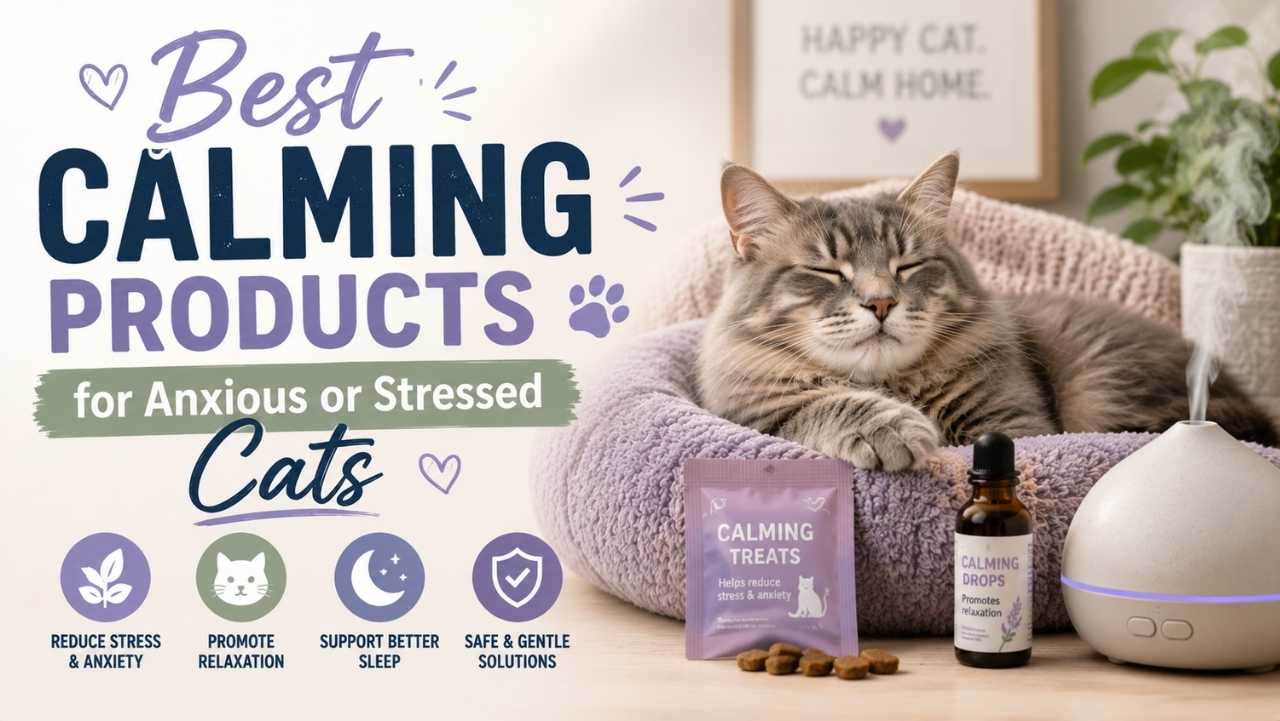 Best Calming Products for Anxious or Stressed Cats