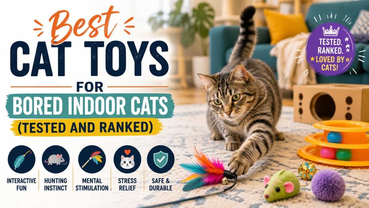 Best Cat Toys for Bored Indoor Cats (Tested and Ranked)