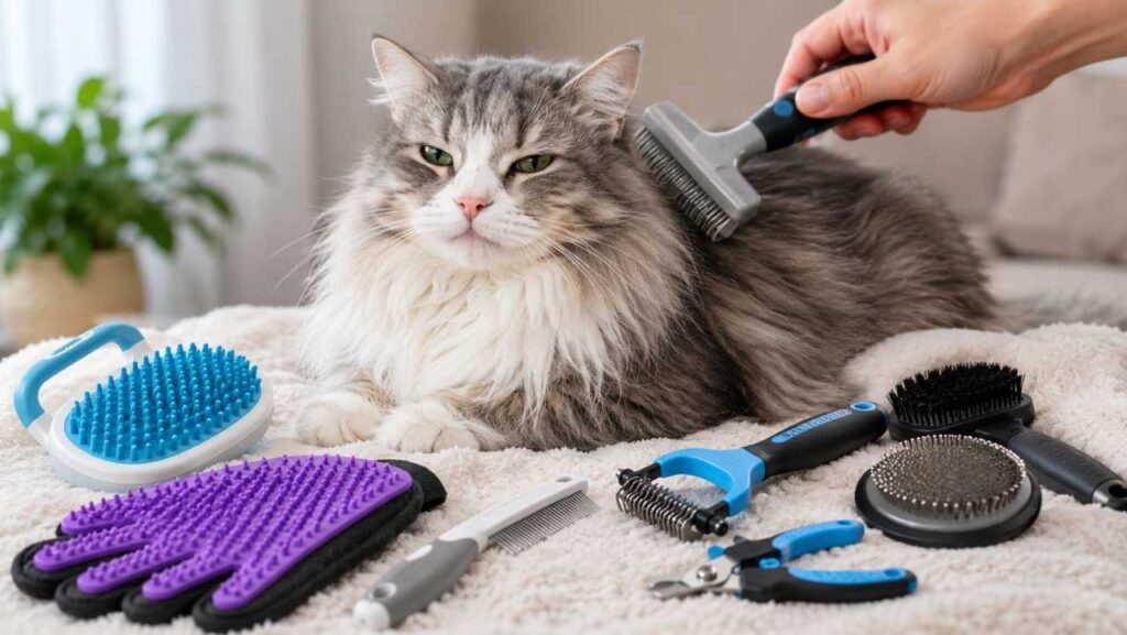 Best Grooming Tools for Cats Who Hate Being Brushed