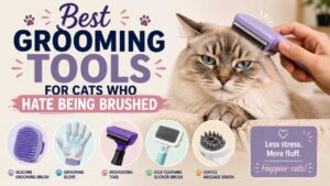 Best Grooming Tools for Cats Who Hate Being Brushed