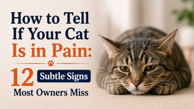 How to Tell If Your Cat Is in Pain: 12 Subtle Signs Most Owners Miss