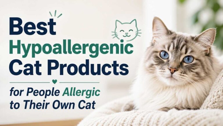 Best Hypoallergenic Cat Products for People Allergic to Their Own Cat