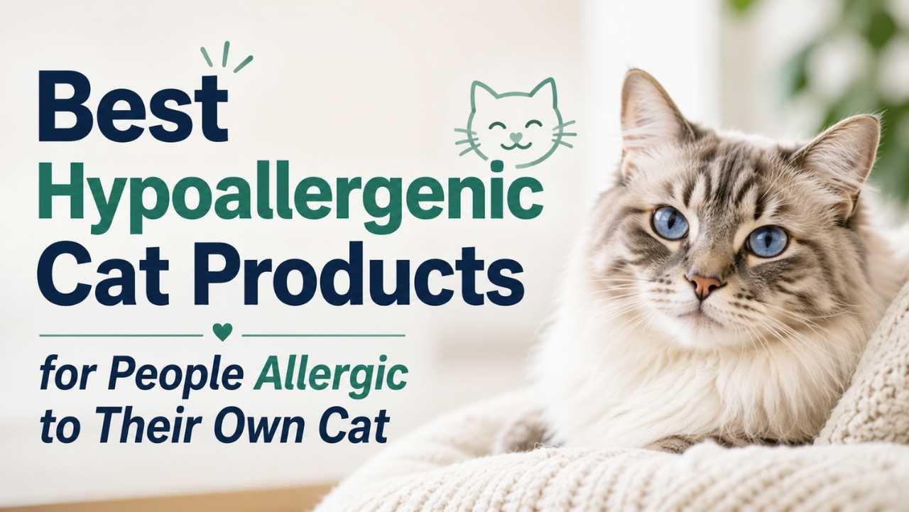 Best Hypoallergenic Cat Products for People Allergic to Their Own Cat
