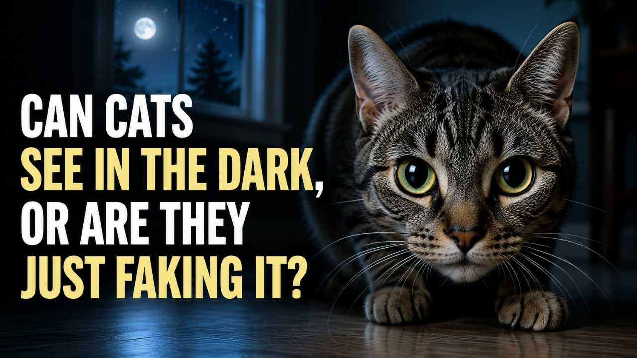 Can Cats See in the Dark, or Are They Just Faking It?
