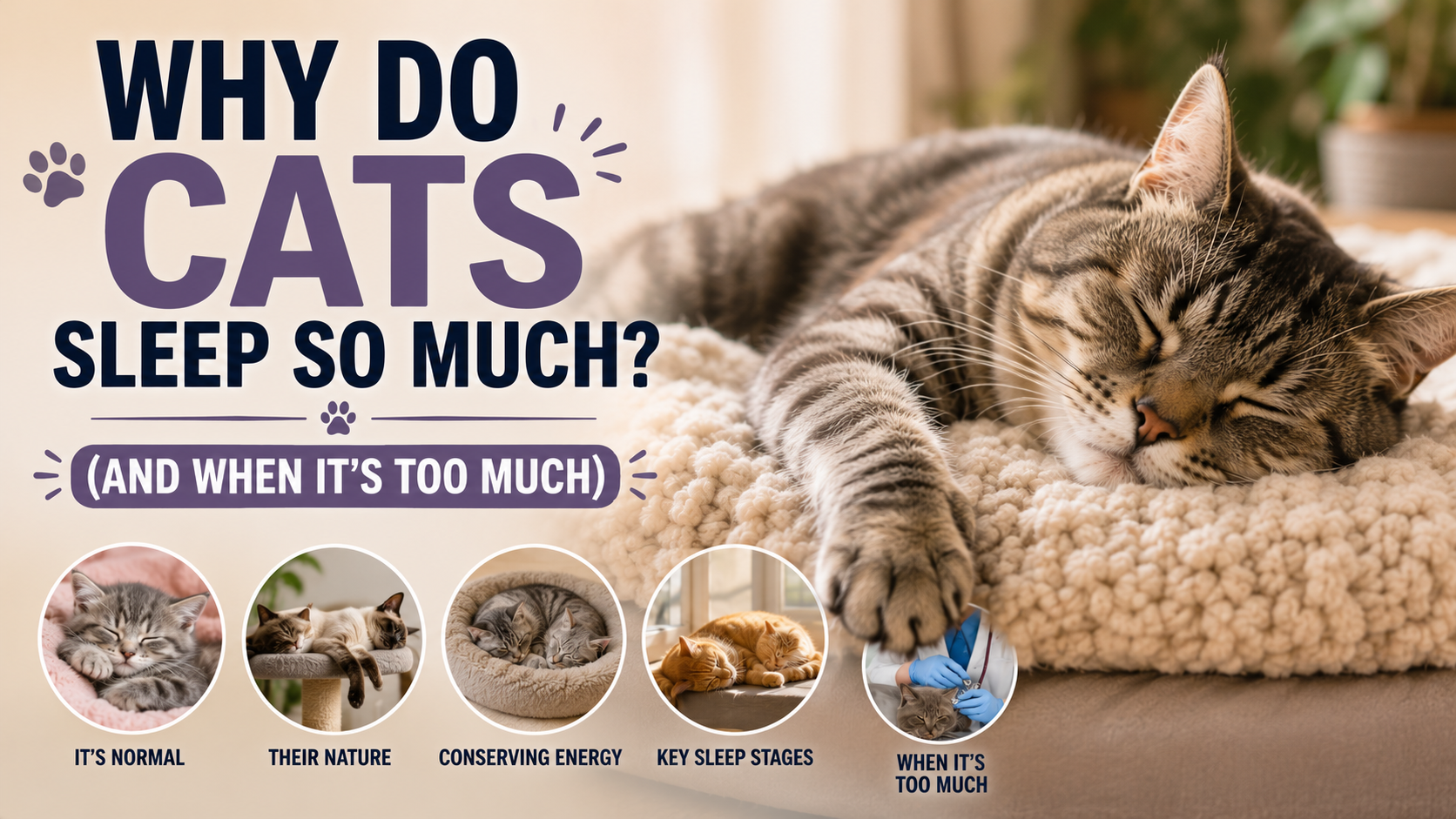 Why Do Cats Sleep So Much? (And When It's Too Much)