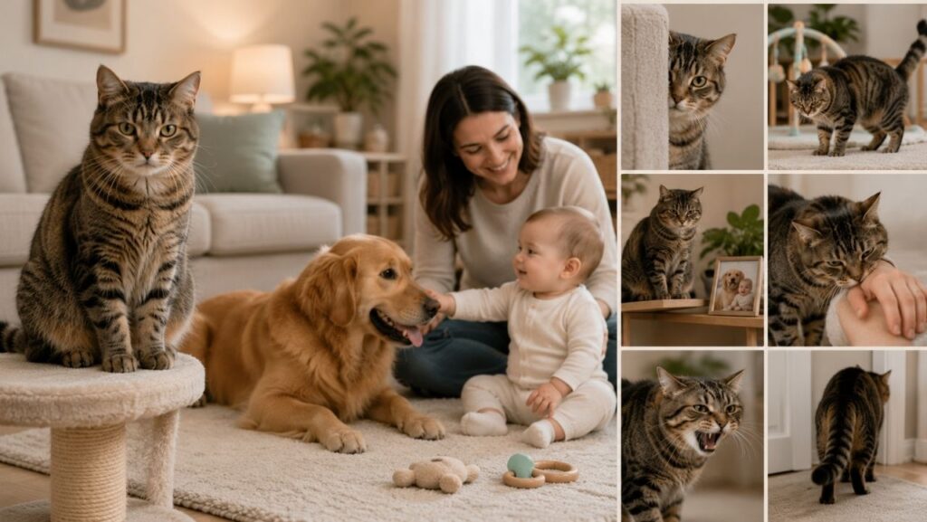 Do Cats Get Jealous? Signs Your Cat Is Jealous of a New Pet or Baby