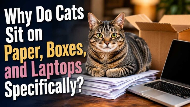 Why Do Cats Sit on Paper, Boxes, and Laptops Specifically?
