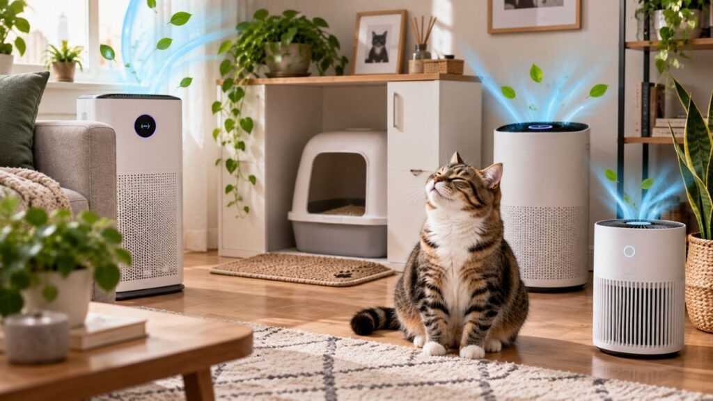 Best Cat Air Purifiers for Litter Box Smell (Small Apartments)
