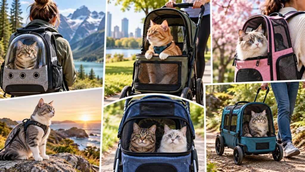 Best Cat Backpacks and Strollers for Outdoor Adventures with Your Cat