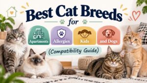 Best Cat Breeds for Apartments, Allergies, Kids, and Dogs (Compatibility Guide)