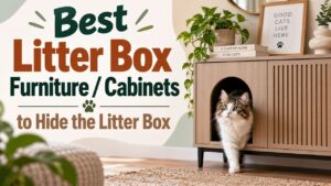 Best Litter Box Furniture / Cabinets to Hide the Litter Box