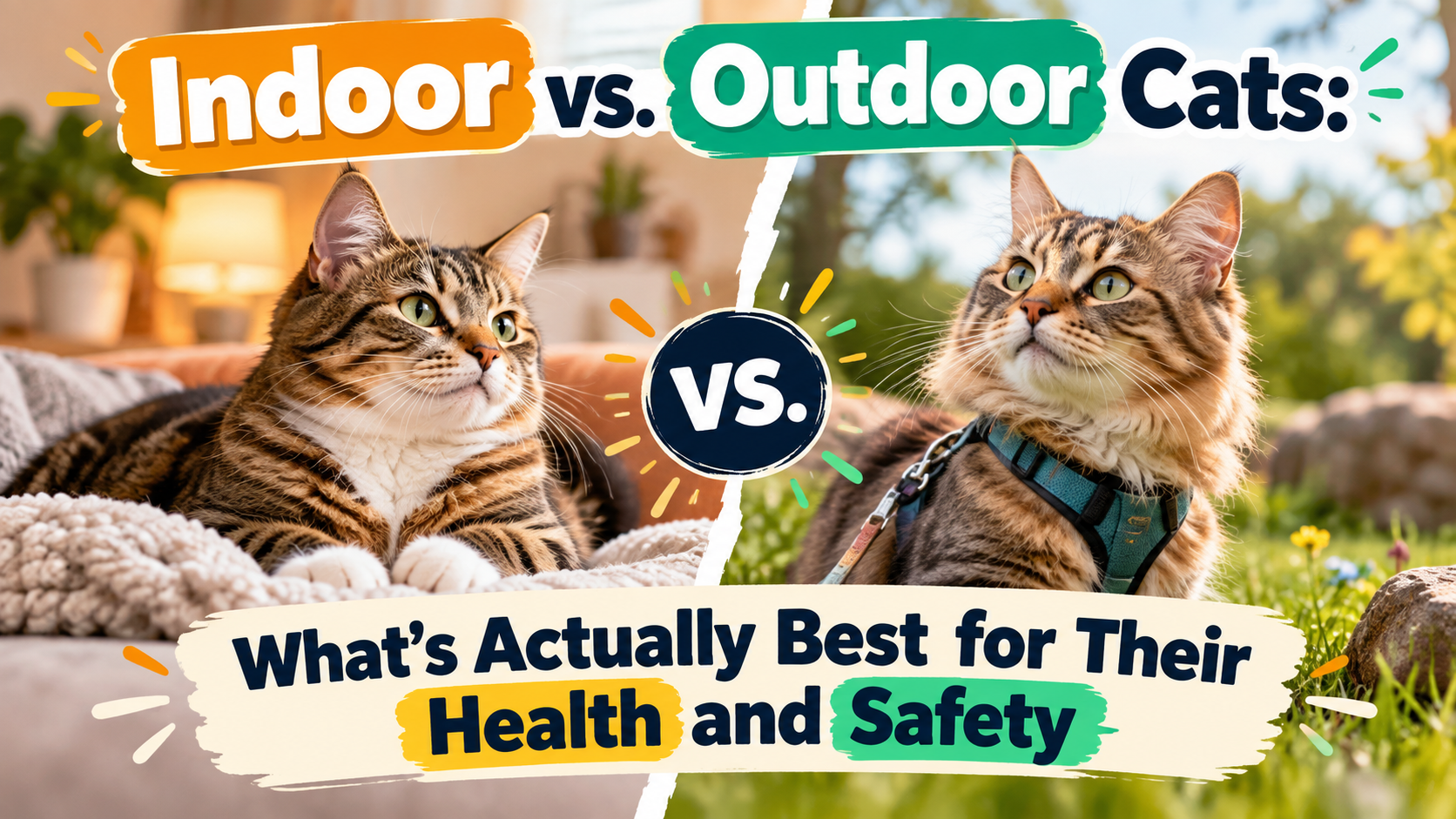 Indoor vs. Outdoor Cats: What's Actually Best for Their Health and Safety