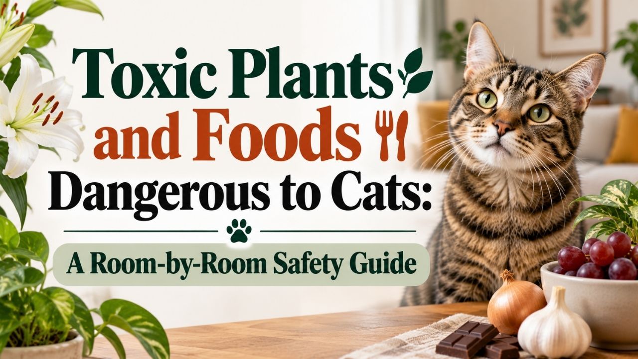 Toxic Plants and Foods Dangerous to Cats: A Room-by-Room Safety Guide
