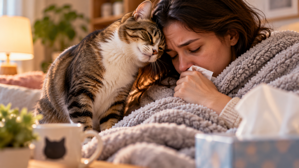Can Cats Actually Sense When You're Sick or Sad?