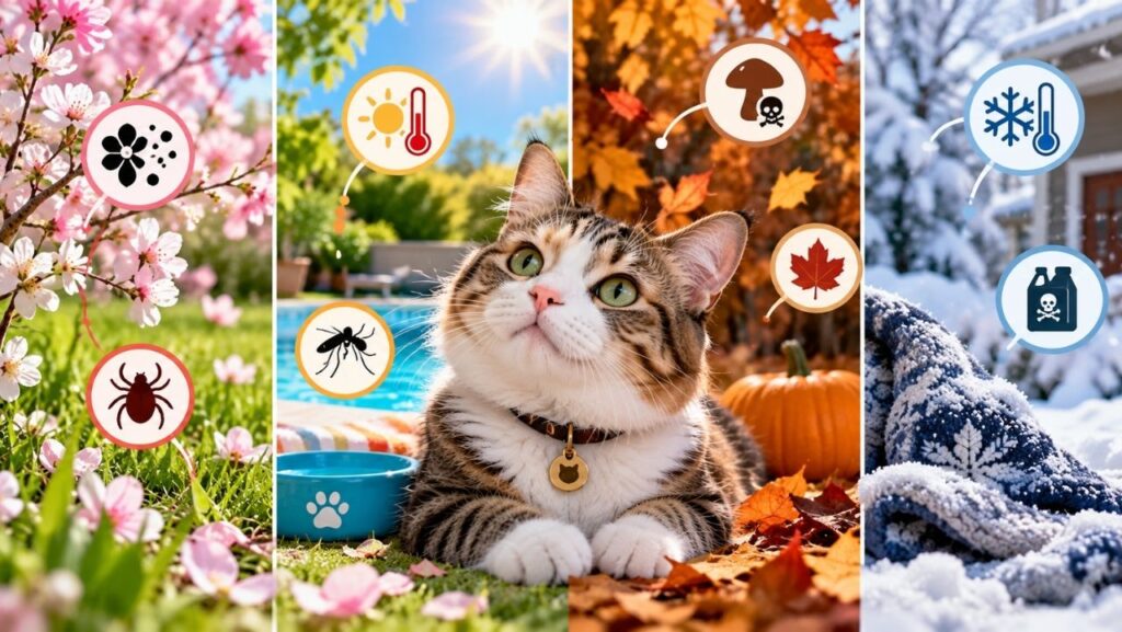 Seasonal Risks for Cats: How to Keep Them Safe All Year