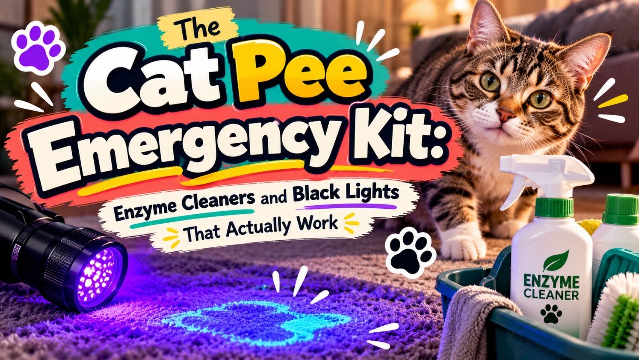 The Cat Pee Emergency Kit: Enzyme Cleaners and Black Lights That Actually Work