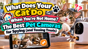 What Does Your Cat Do When You're Not Home? The Best Pet Cameras for Spying (and Tossing Treats)