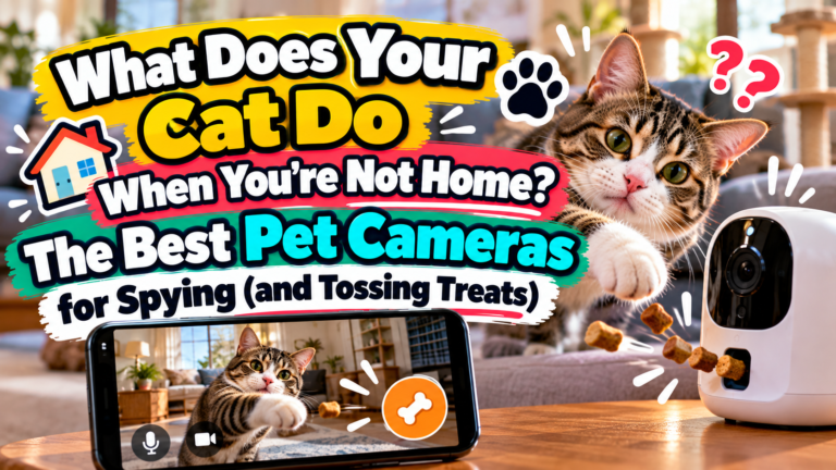 What Does Your Cat Do When You're Not Home? The Best Pet Cameras for Spying (and Tossing Treats)