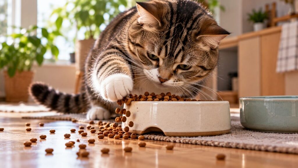 Whisker Fatigue Is Real: Why Your Cat Scoops Food Onto the Floor (and the Bowls That Fix It)