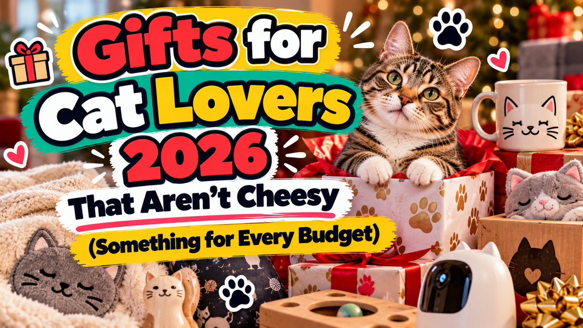 Gifts for Cat Lovers 2026 That Aren't Cheesy (Something for Every Budget)